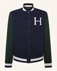 Hackett Sweatshirt HERITAGE H BTN VARSITY Blau