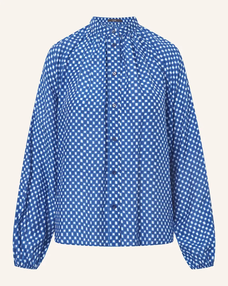 windsor. Bluse mit Seide Blau