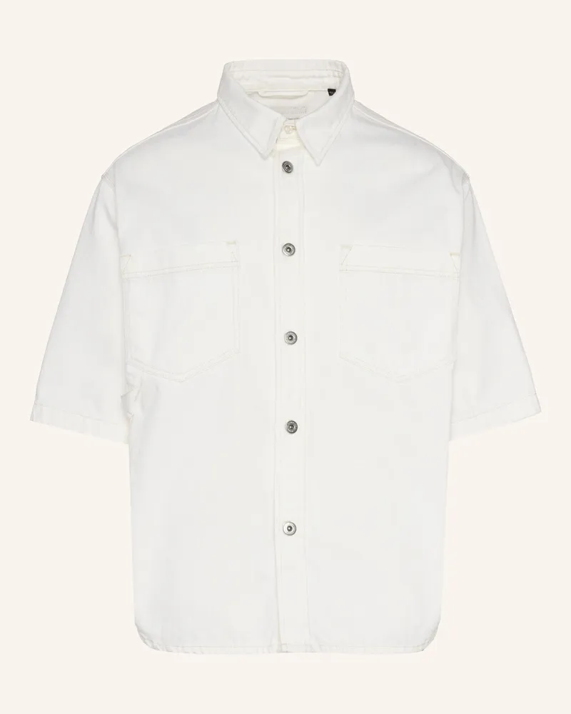 7 for all mankind Denim S/S Overshirt weiss Weiss