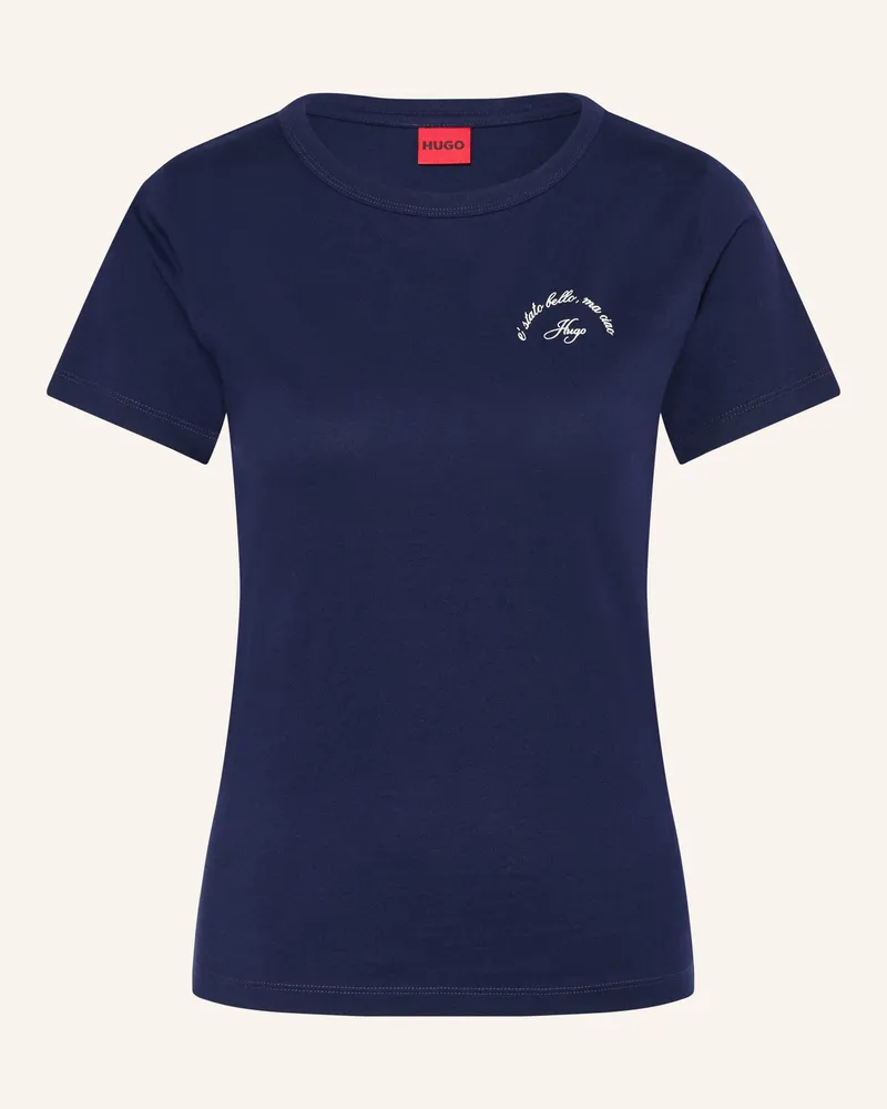 HUGO BOSS T-Shirt Deloris blau Dunkelblau