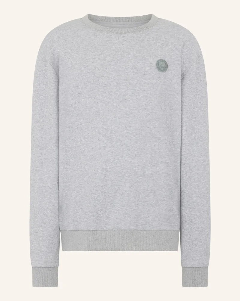 Philipp Plein Plein Sport Fleece Round Neck Sweatshirt 3d Tiger grau Grau