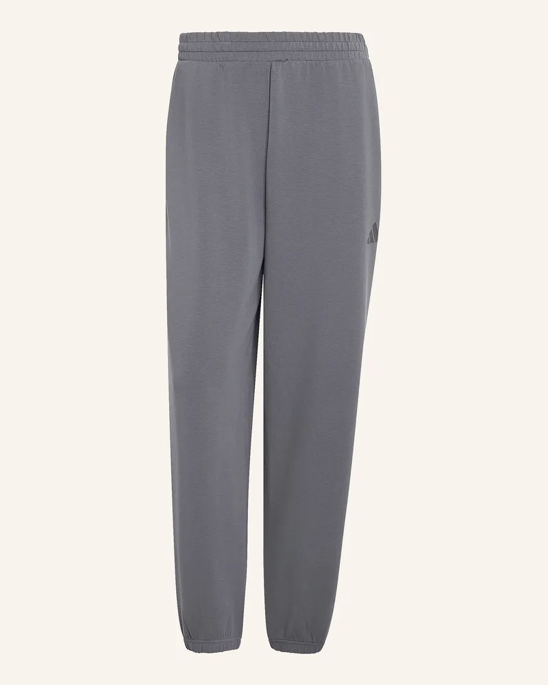 adidas Sweatpants Soft Lux grau Dunkelgrau