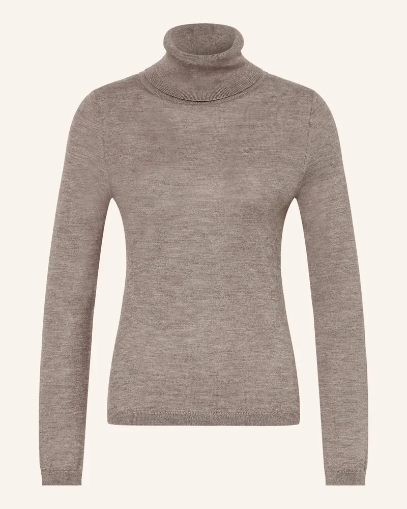 FTC Cashmere Rollkragenpullover Mit Cashmere beige Taupe