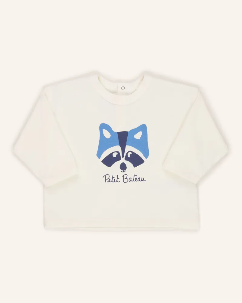 Petit Bateau Longsleeve weiss Ecru
