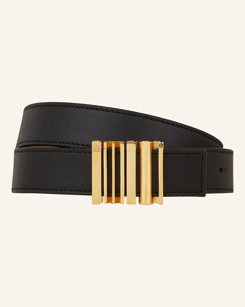 Loewe Ledergürtel Schwarz
