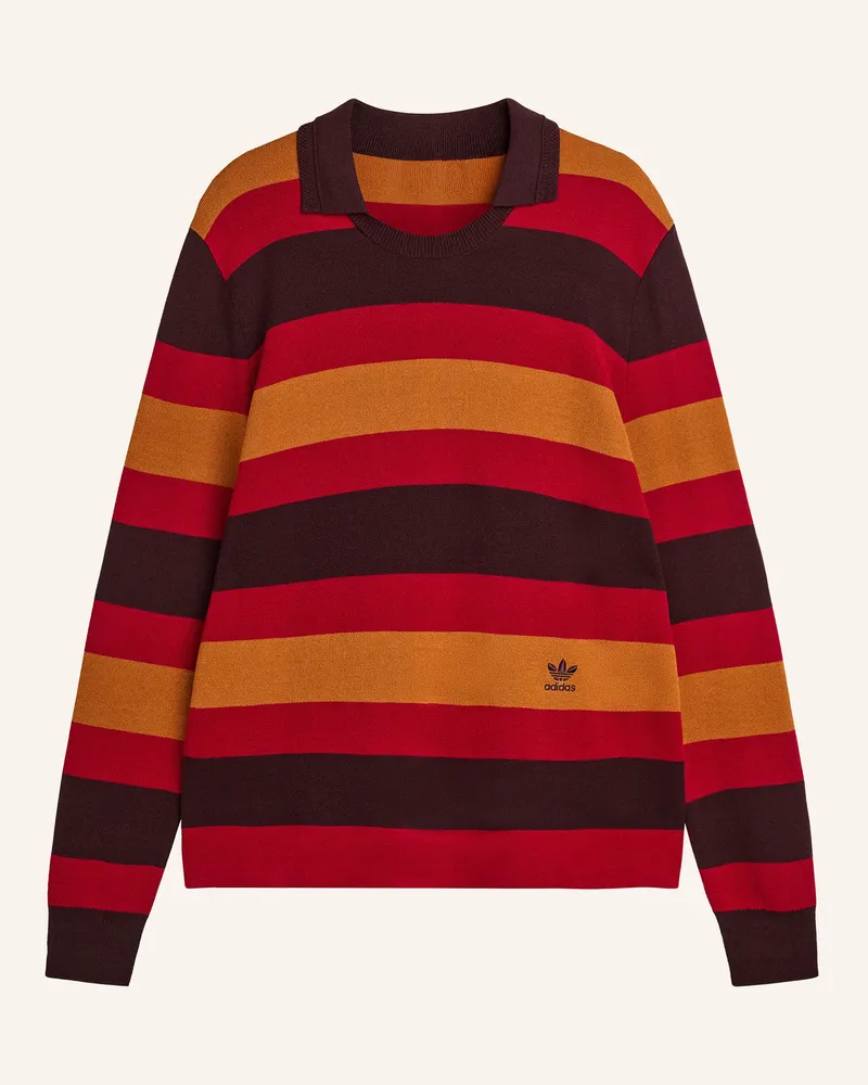 adidas Pullover rot Dunkelrot