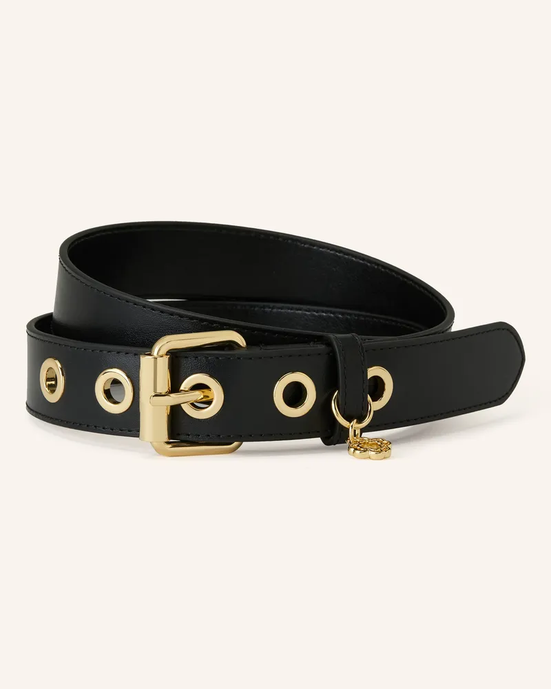 Maje Ledergürtel schwarz Schwarz