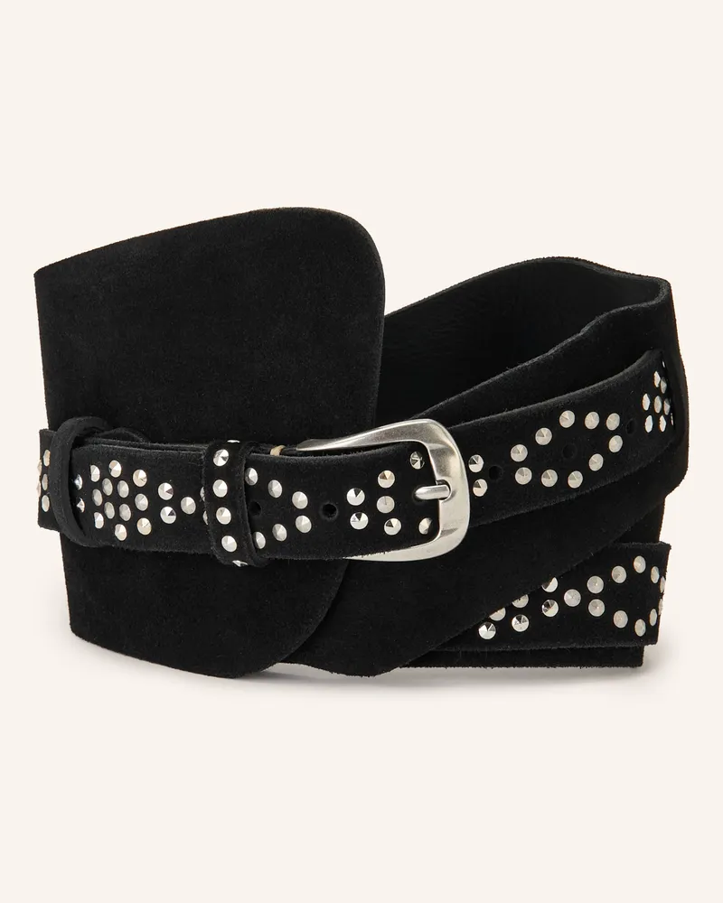 b.belt Gürtel Mit Nieten schwarz Schwarz