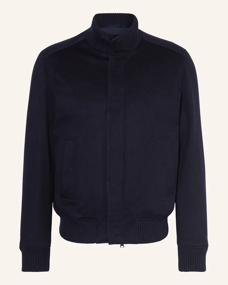 Paul & Shark Cashmere-Blouson Dunkelblau