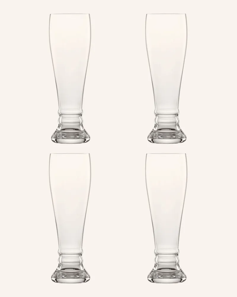 Schott Zwiesel 4er-Set Biergläser Bavaria transparent Weiss