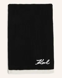 Karl Lagerfeld Schal Schwarz