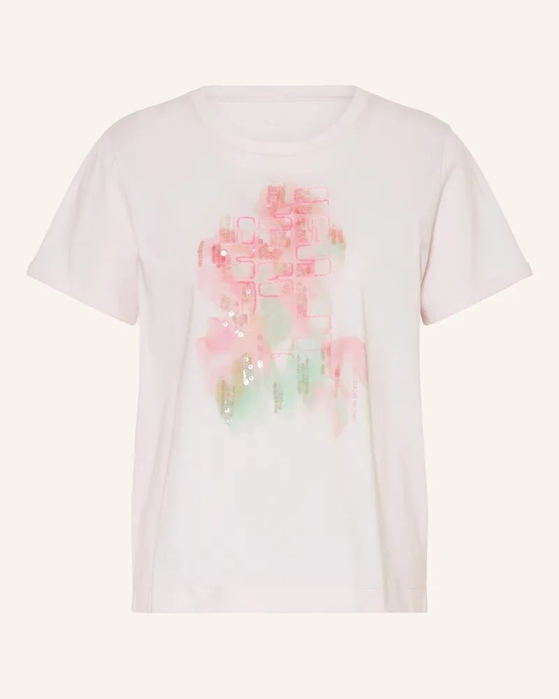 Marc Cain T-Shirt Mit Pailletten rosa 202