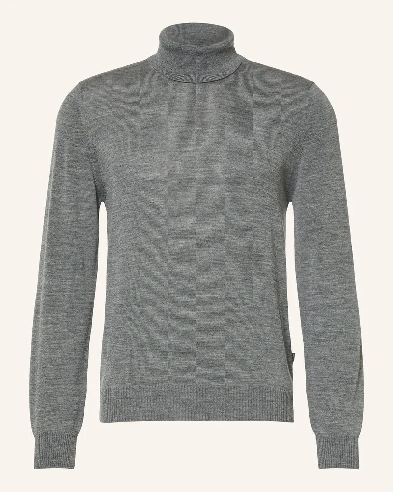 Maerz Rollkragenpullover grau Grau
