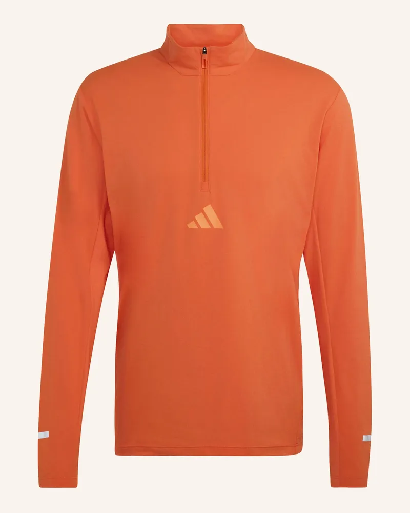 adidas Terrex Xperior Langarmshirt, Reissverschluss Bis Zur Brust orange Orange