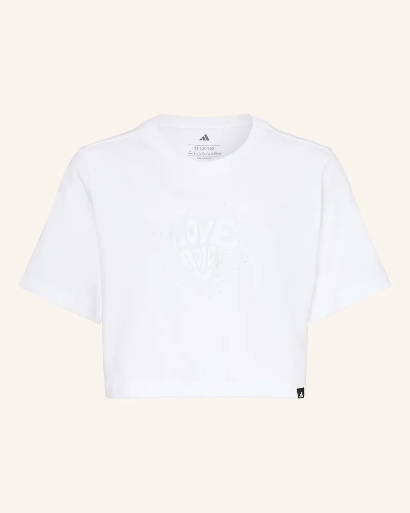 adidas T-Shirt GLAM Weiss