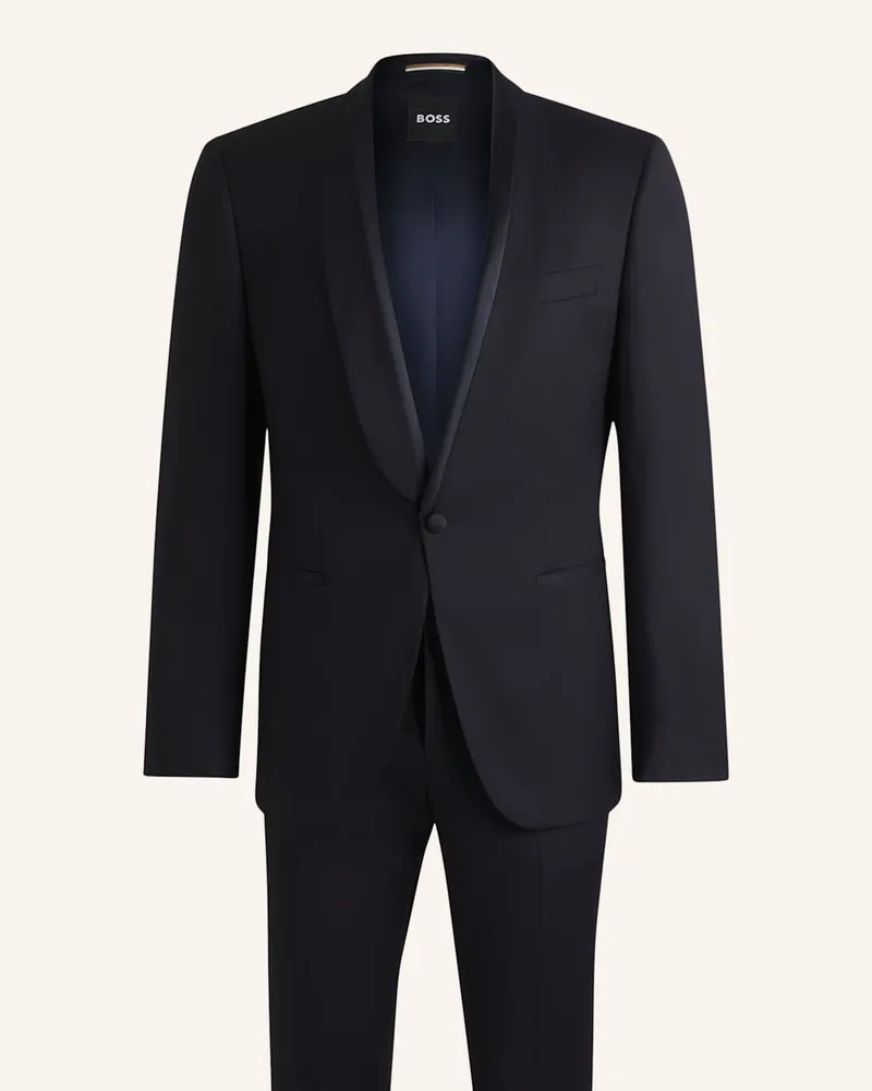 HUGO BOSS Business Anzug H-HUGE-2PCS-S-TUX252 Slim Fit Blau