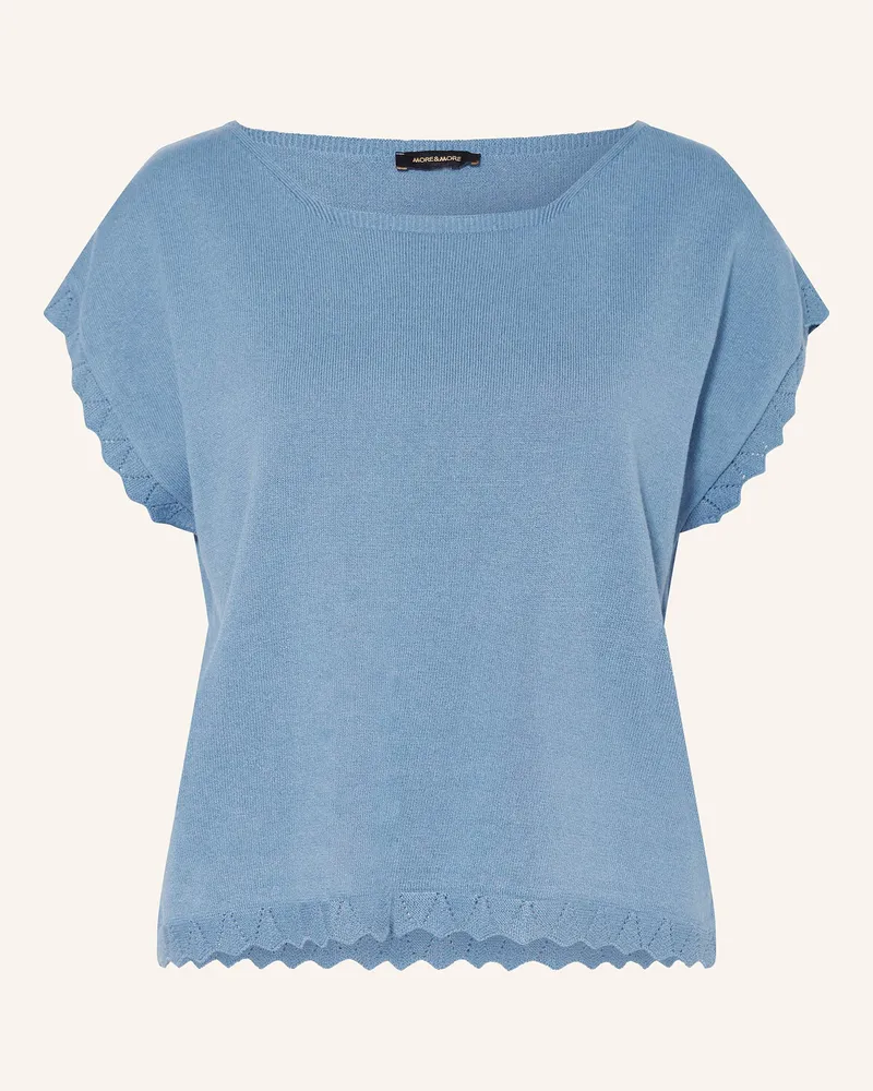 More & More Strickshirt Blaugrau