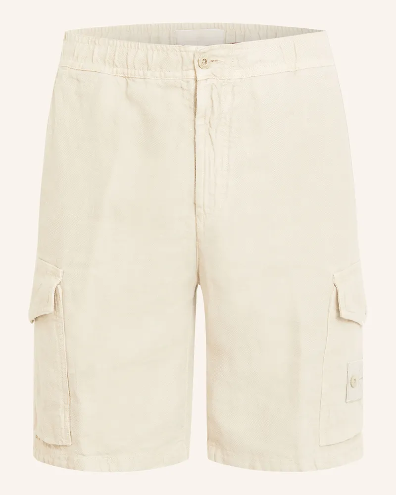 Stone Island Leinenshorts GHOST Beige