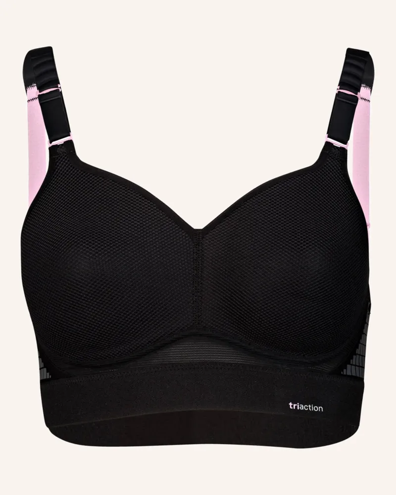 Triumph Sport-Bh Triaction Hybrid Lite Mit Mesh schwarz Schwarz