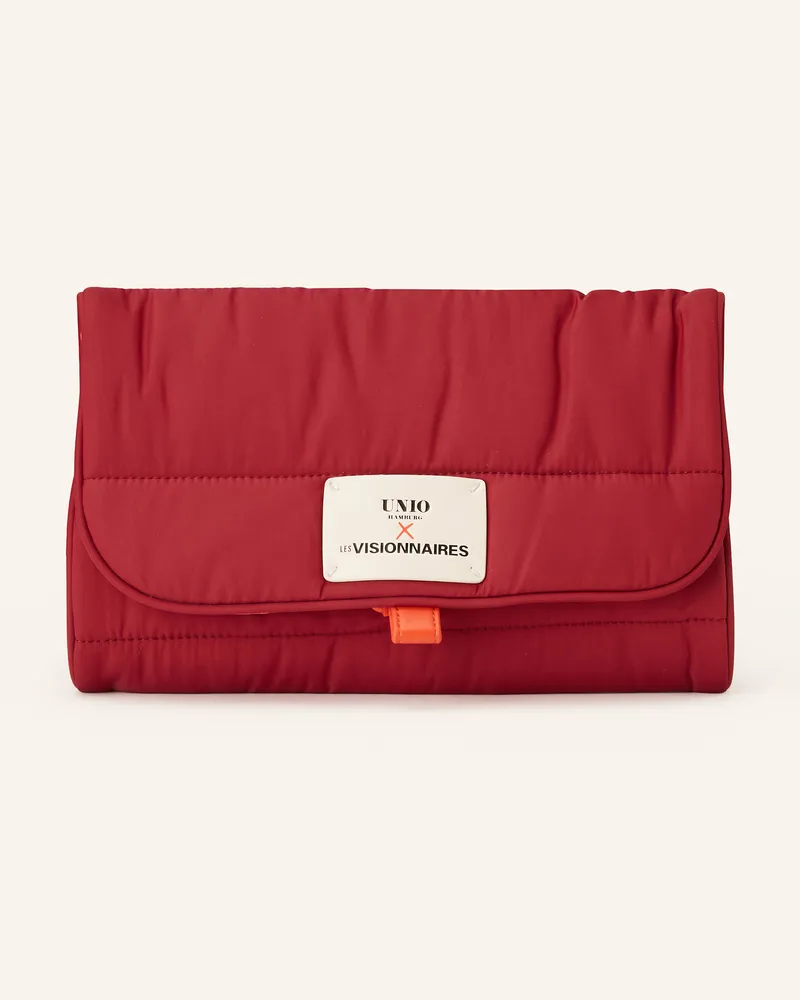 UNIO Kosmetiktasche Dunkelrot