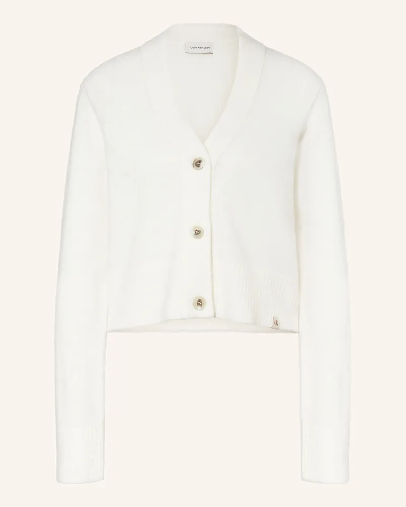 Calvin Klein Strickjacke Weiss