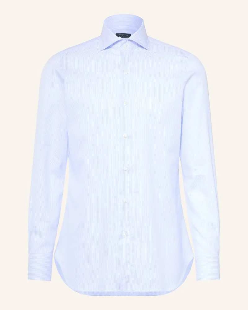 Finamore 1925 Hemd Napoli Eduardo Regular Fit blau Hellblau