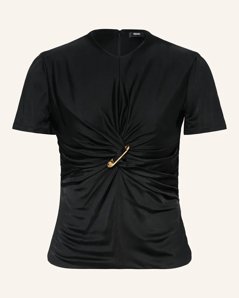 Versace Blusenshirt Schwarz