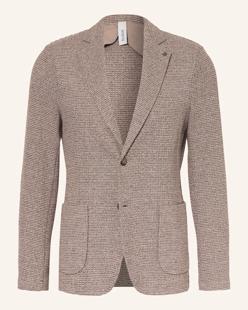 DISTRETTO12 Tweed-Sakko Extra Slim Fit braun Braun