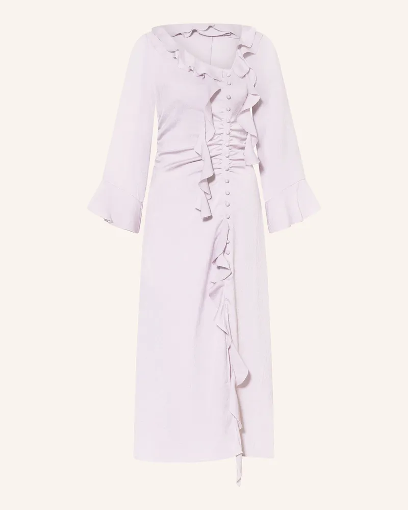 Baum und Pferdgarten Kleid Agata Mit Volants rosa Helllila