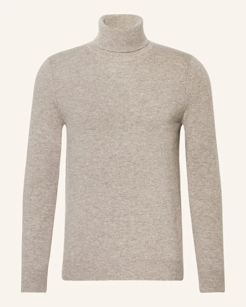 FTC Cashmere Rollkragenpullover aus Cashmere Beige