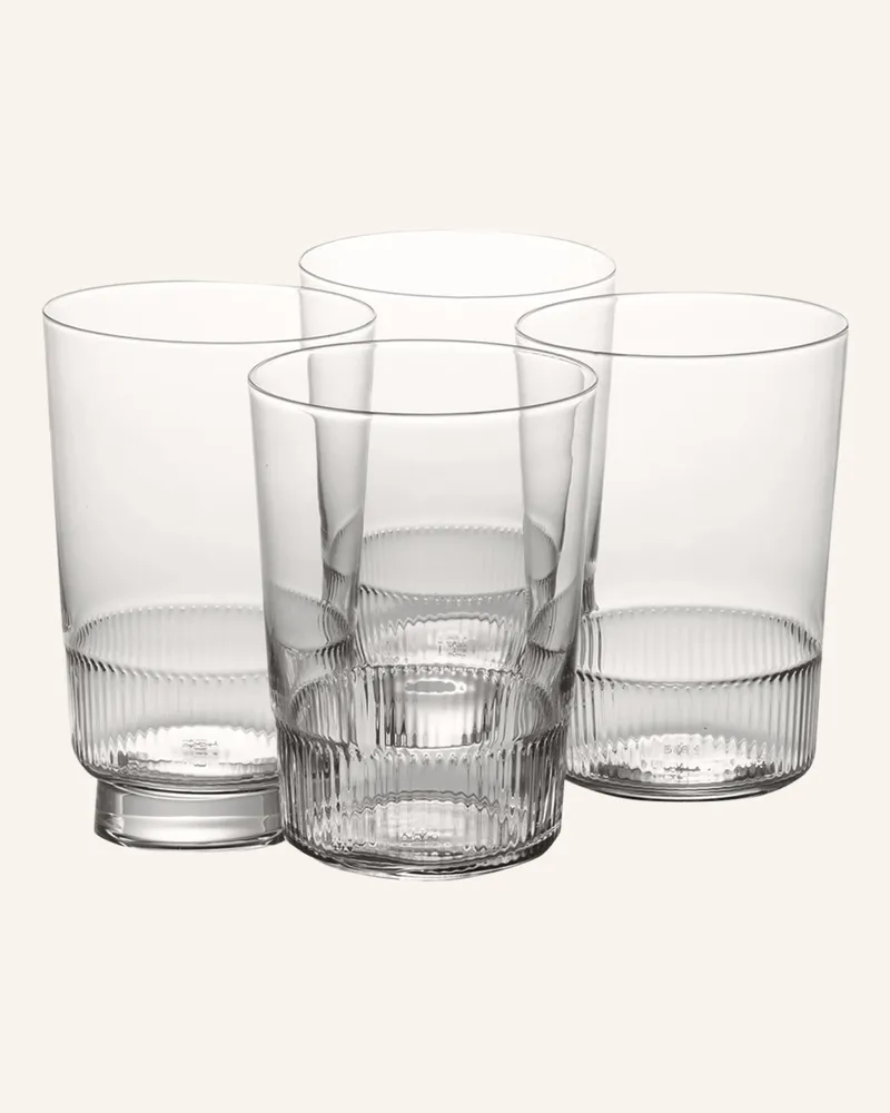 Marc O'Polo 4er-Set Trinkgläser Moments Large transparent Weiss