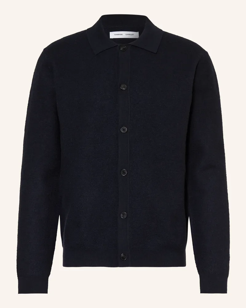 Samsøe & Samsøe Strickjacke SARICHARD Dunkelblau