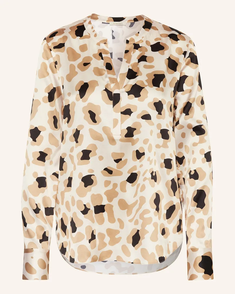lilienfels Blusenshirt aus Seide Beige