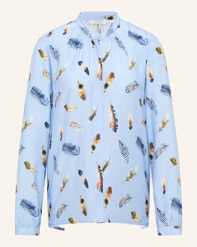Eterna Bluse LOOSE FIT Hellblau