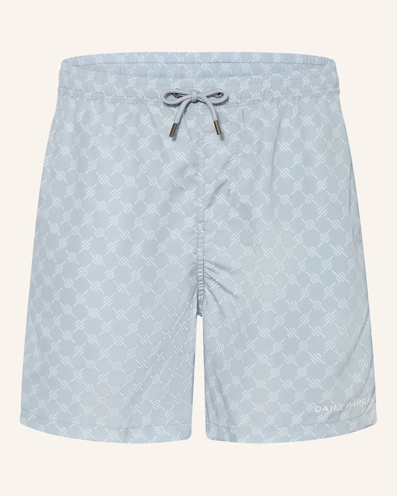 Daily Paper Badeshorts Blaugrau