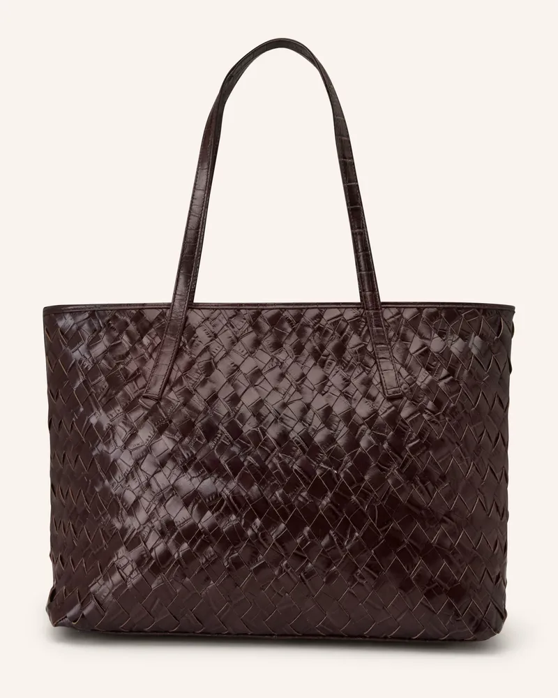 NÚNOO Shopper Texas Large braun Dunkelbraun