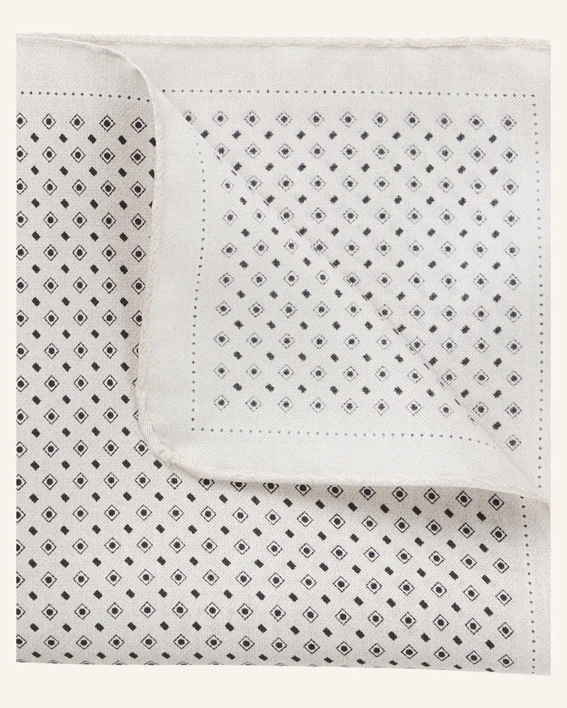 HUGO BOSS Einstecktuch H-Pocket Sq. One beige Weiss
