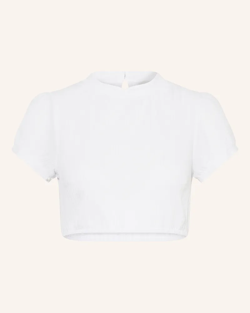 Johann & Johanna Dirndlbluse weiss Weiss