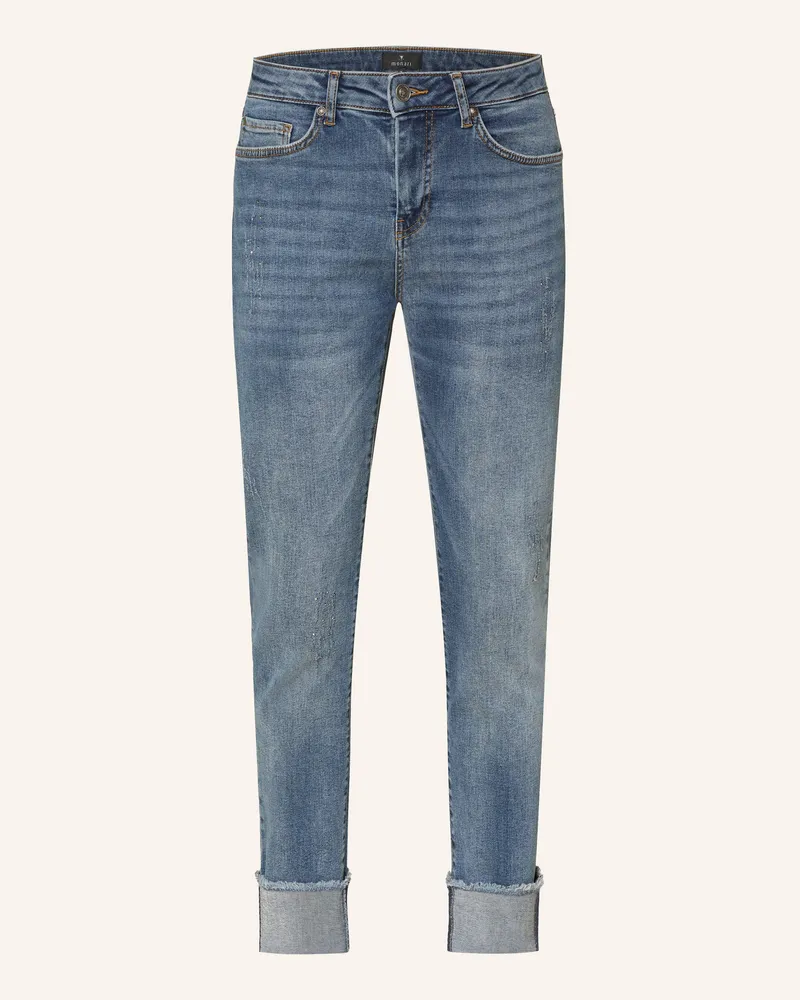 monari Straight Jeans mit Schmucksteinen 750
