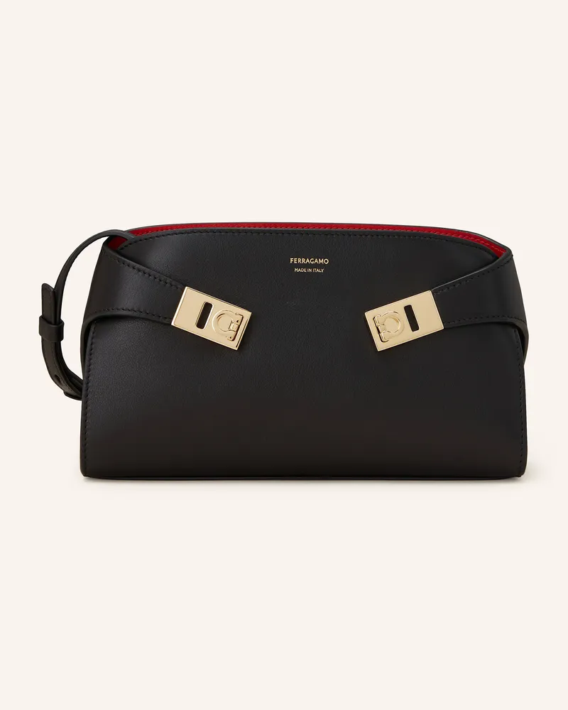 Ferragamo Umhängetasche HUG Schwarz
