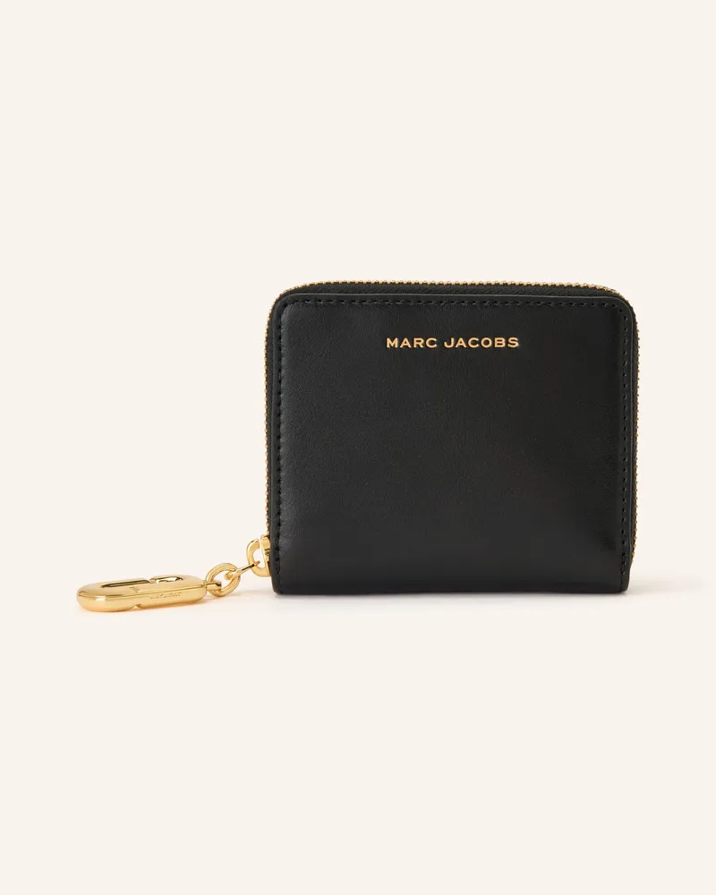 Marc Jacobs Geldbörse The Scene Slim Compact Wallet schwarz Schwarz