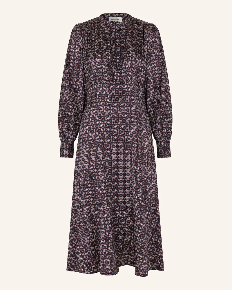 Kudibal Kleid Rudy Mit Seide blau Dunkelblau