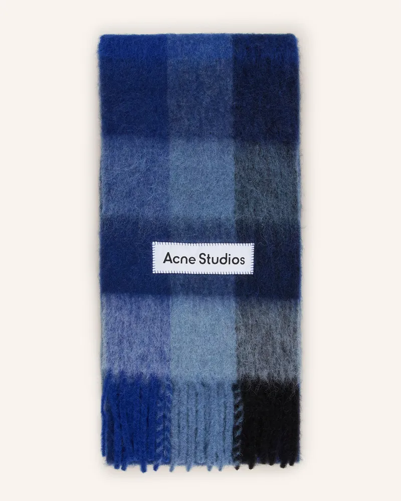 Acne Studios Schal Mit Alpaka blau Blau