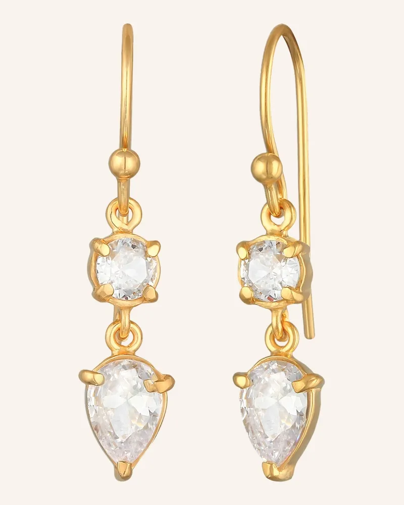 Elli Ohrringe weiss Weiss