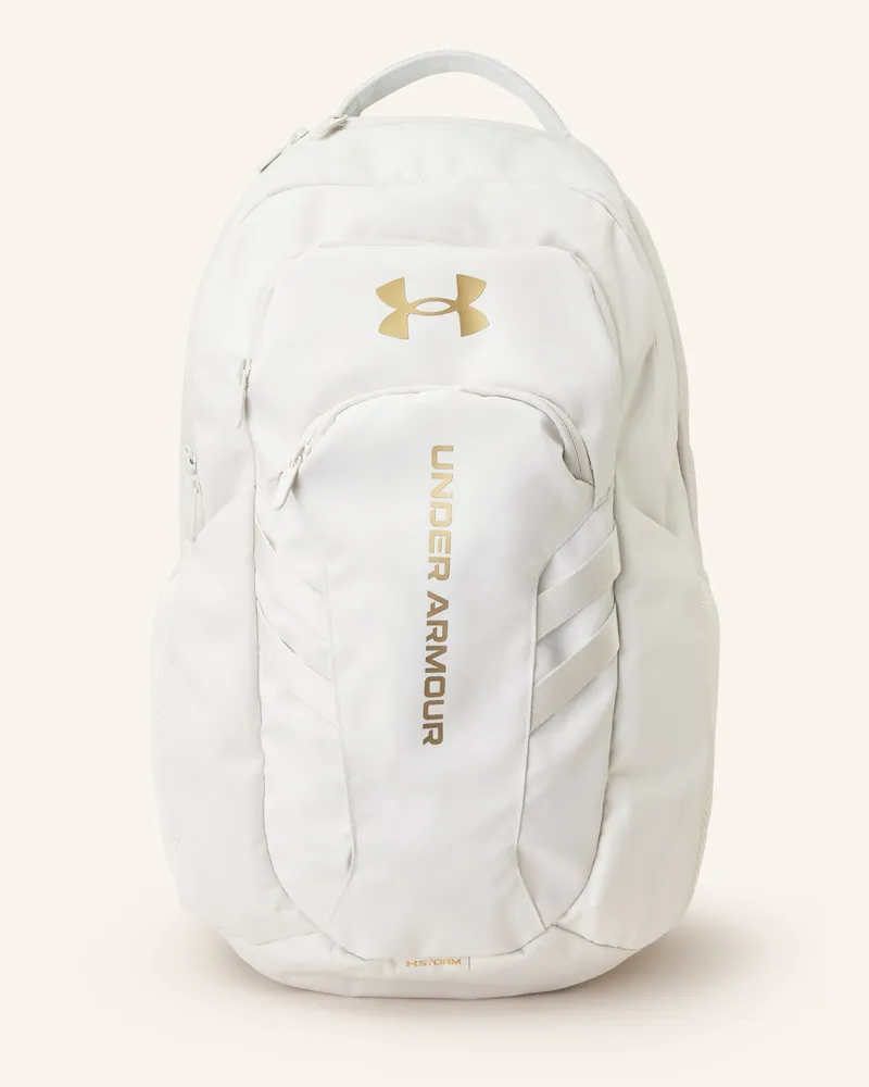 Under Armour Rucksack Hustle 6.0 Pro Mit Laptop-Fach beige Weiss