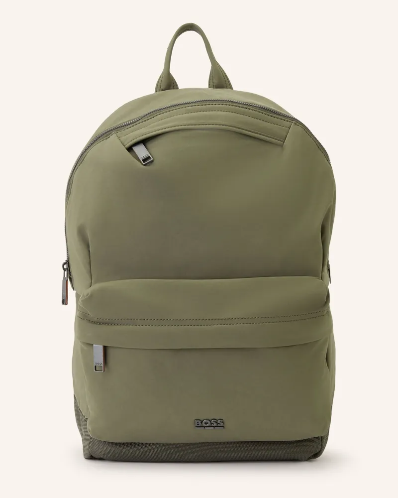 HUGO BOSS Rucksack Eryk Mit Laptop-Fach gruen Oliv