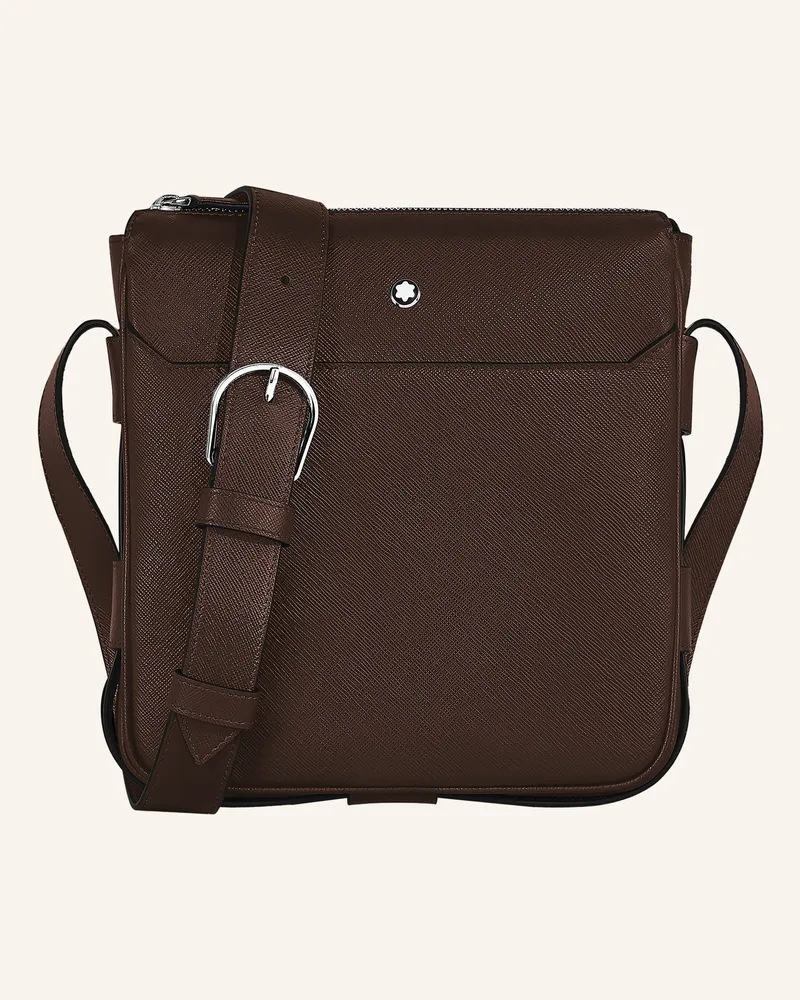 Montblanc Saffiano-Umhängetasche Sartorial braun Dunkelbraun