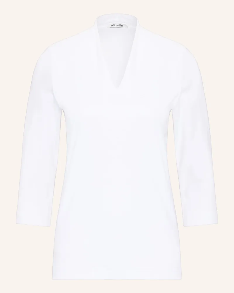 Efixelle Shirt Mit 3/4-Arm weiss Weiss