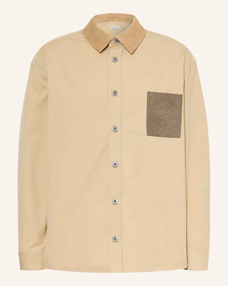 Loewe Overjacket beige Hellbraun