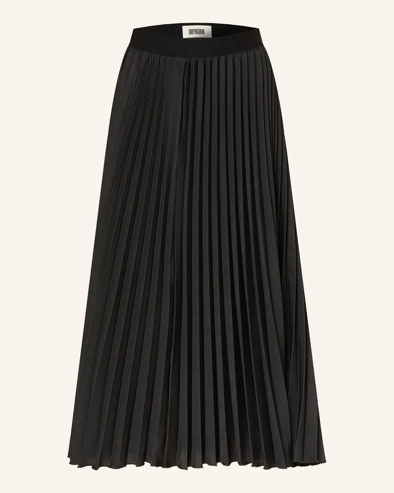 Drykorn Plisseerock PATRECIA Schwarz